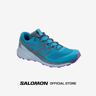 SALOMON SENSE RIDE 2 W SHOES สี CYAN BLUE-MALLARD BLUE-CASHMERE BLUE รองเท้าวิ่งเทรล