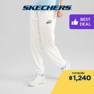 Skechers สเก็ตเชอร์ส กางเกง ผู้หญิง SKECH-SWEATS Flower Collection Pants - L223W131