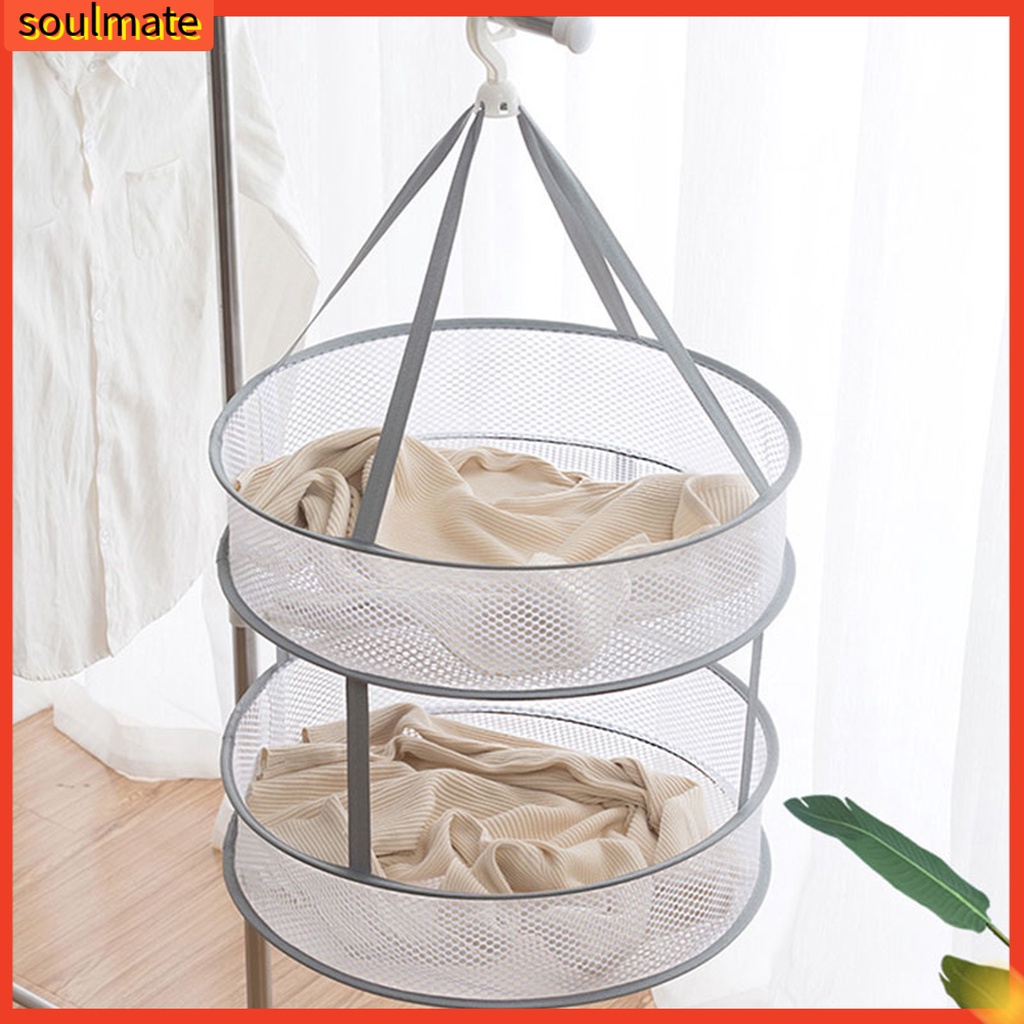 <Soulmate> ตะกร้าตากผ้า ลายรังผึ้ง สําหรับตากผ้าเช็ดตัว ผ้าขนหนู ในครัวเรือน ระเบียง ราวตากเสื้อกันหนาวเด็ก แถบยางยืดคงที่