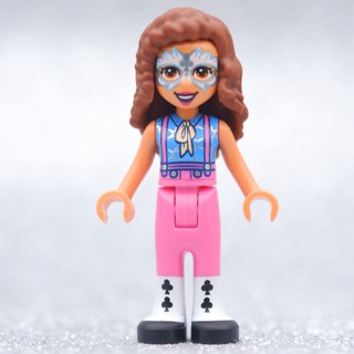 LEGO Olivia Face Paint FRIENDS  - LEGO เลโก้ มินิฟิกเกอร์ ตัวต่อ ของเล่น