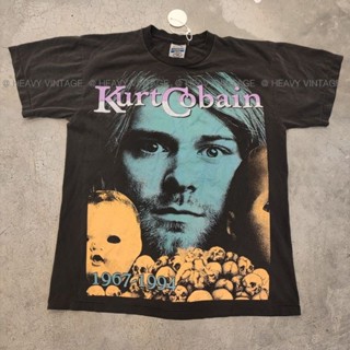 KURT COBAIN NIRVANA BOOTLEG เสื้อวง เสื้อทัวร์