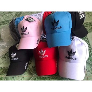 หมวกแฟชั่นงาน adidas สีขาวดำ