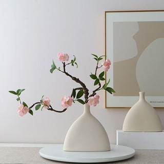 ◆☇Wabi Sabi Wind Zen ใหม่จีน Plum Blossom ดอกไม้จำลองดอกไม้ปลอมตกแต่งโต๊ะห้องนั่งเล่น High Sense Tea Room Wintersweet ตก