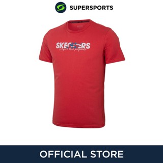 SKECHERS SP123M033 เสื้อออกกำลังกายผู้ชาย เสื้อกีฬา