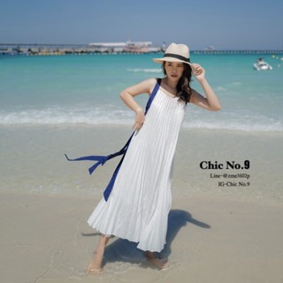 Chic No.9 : ชุดเดรส Long Dress - Pearl Dress👋ปัดซ้ายที่รูปเพื่อดูขนาดสินค้า