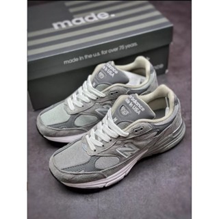 ของแท้ 100% New Balance 993 grey sports shoes male