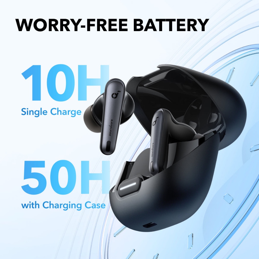 🇹🇭ประกันศูนย์ไทย 18 เดือน Soundcore Liberty 4 NC หูฟังไร้สายเสียงเทพ ตัดเสียงเงียบ TWS Reduce Noise By Up to 98.5%