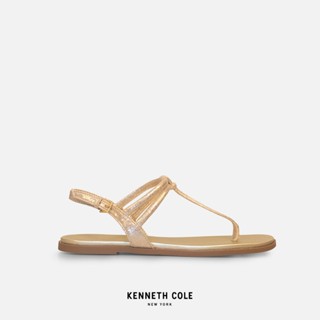 KENNETH COLE รองเท้าแตะผู้หญิง รุ่น WARREN สีซอฟต์โกลด์ ( SAN - RL23WAR02-710 )