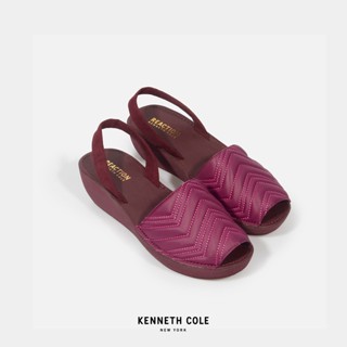 KENNETH COLE รองเท้าส้นตึกผู้หญิง รุ่น FINE GLASS QUILTED สีแดง ( WED - RLF1061NY-551 )