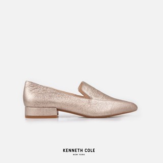 KENNETH COLE รองเท้าส้นแบนผู้หญิง รุ่น CAMELIA LOAFER สีทองอ่อน ( FLT - KLF8090MB-711 )