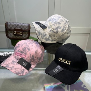 [sports] New_gucci หมวกเบสบอล ผ้าฝ้าย ปักลาย สําหรับผู้ชาย ผู้หญิง H066