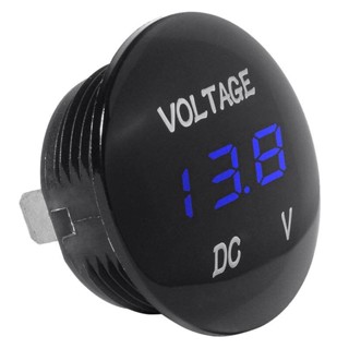 Universal จอแสดงผลแบบดิจิตอล Voltmeter กันน้ำมิเตอร์วัดกระแสไฟ LED สำหรับ DC 12 โวลต์ - 24 โวลต์รถยนต์มอเตอร์ไซค์รถรถบรร