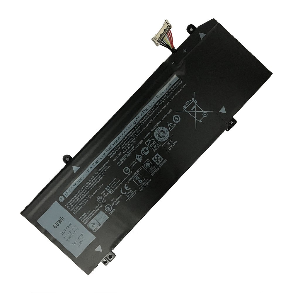 แบตเตอรี่แล็ปท็อปสำหรับ DELL 0JJPFK 1F22N 3ICP7/54/64-2 K69WH XRGXX Alienware M17 R1 Calienware M17 
