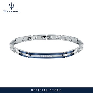 Maserati Jewels 22cm Mens Steel Bracelet JM121ATK11 (Adjustable)