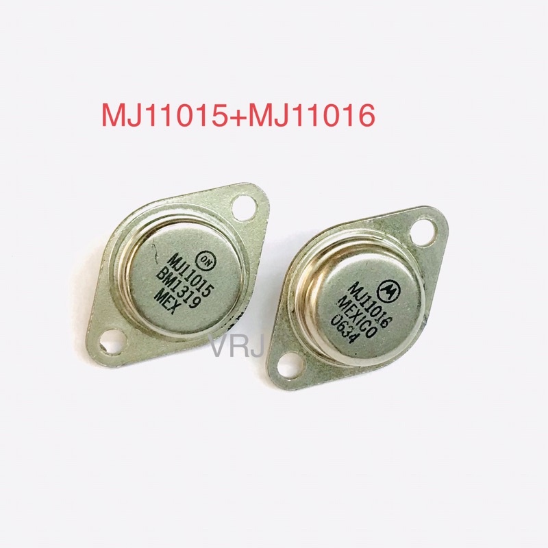 Tansistor Darlington MJ11015+MJ11016 แท้(ขายเป็นคู่) ทรานซิสเตอร์ PNP+NPN 120V 30A 200W