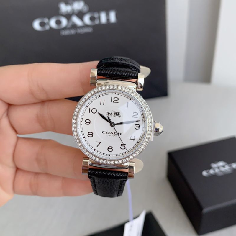 นาฬิกาข้อมือหญิง น่ารักสายหนังNEW Coach Coach Madison Silver Dial Ladies Fashion Watch

มี 2สี ทอง/สีโรส
