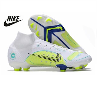 Assassin 14.5 generation high top full knit FG Olympic color wave CR7 Assassin series รองเท้าบูทฟุตบอล