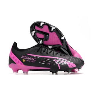 Puma Ultra Ultimate FG รองเท้าฟุตบอล สีดํา แดง 39-45
