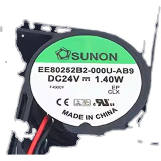 Jianzhun SUNON EE80252B2-000U-AB9 พัดลมอินเวอร์เตอร์ 24V 1.40W 80*80*25 มม.