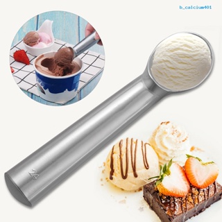 Calciwj Ice Cream Scoop Thick Handle Food Grade Non-Stick Anti-Freeze Multi-use Spoon Utensils Aluminum