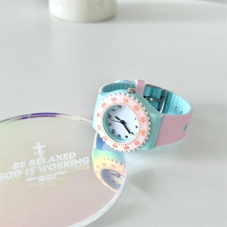 Rainbow Ulzzang Color Matching Japanese Small Fresh Fashion Watch