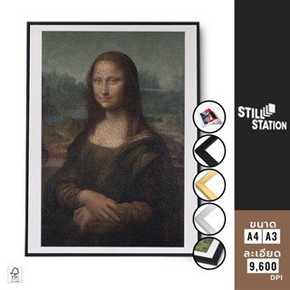 โปสเตอร์วินเทจ Mona Lisa สำหรับตกแต่งผนังห้อง ภาพวาดแต่งบ้าน รูปภาพติดผนังห้อง ภาพโปสเตอร์สวยๆ