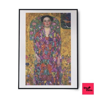 โปสเตอร์วินเทจตกแต่งผนังภาพวาด Gustav Klimts สำหรับแต่งห้อง