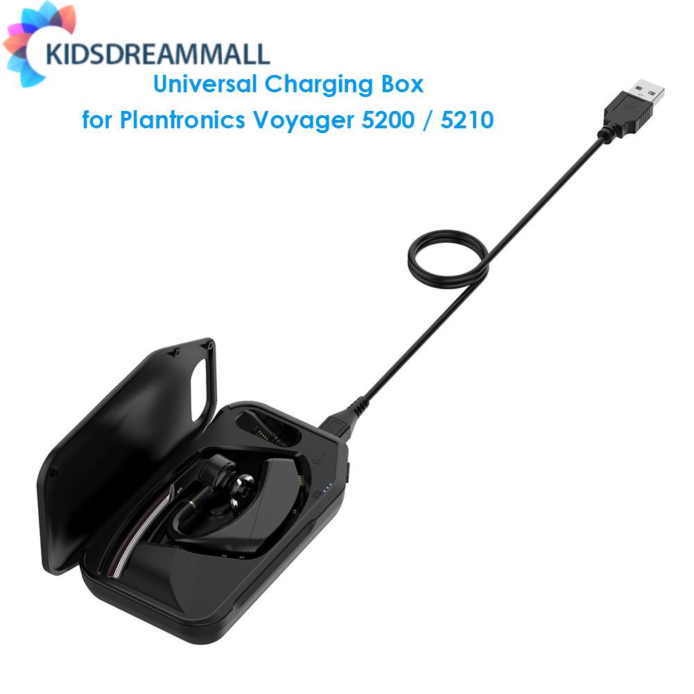 DREAMMALLmall กล่องชาร์จหูฟัง USB สําหรับ Plantronics Voyager