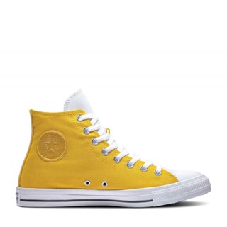 Converse รองเท้าผ้าใบ รุ่น Ctas Partially Recycled Hi Yellow/White - 172260Ch1Ylwt - สีเหลือง/ขาว Unisex