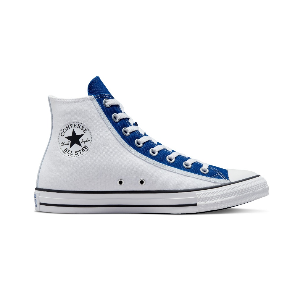 CONVERSE รองเท้าผ้าใบ รุ่น CTAS RETRO SPORT HI WHITE/BLUE - A03417CM_U3WTBL - สีขาว/น้ำเงิน ผู้ชาย