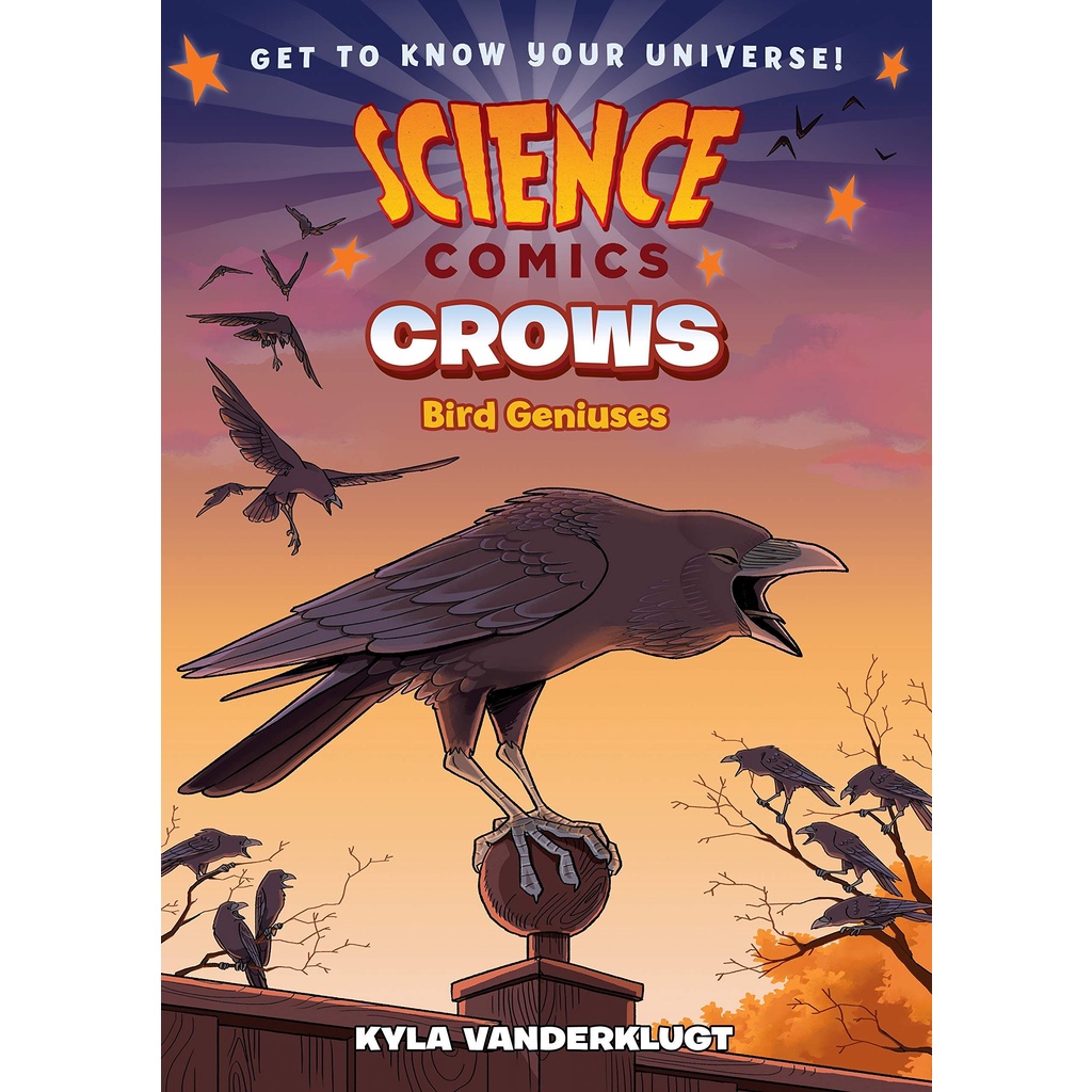 NEW! หนังสืออังกฤษ Science Comics: Crows : Genius Birds (Science Comics) [Paperback]