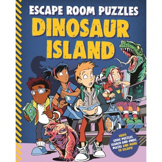 NEW! หนังสืออังกฤษ Escape Room Puzzles: Dinosaur Island (Escape Room Puzzles) [Paperback]