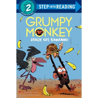 NEW! หนังสืออังกฤษ Grumpy Monkey Ready, Set, Bananas! (Step into Reading) [Paperback]