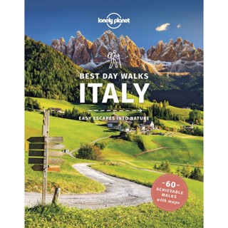 NEW! หนังสืออังกฤษ Lonely Planet Best Day Walks Italy (Hiking Guide) [Paperback]