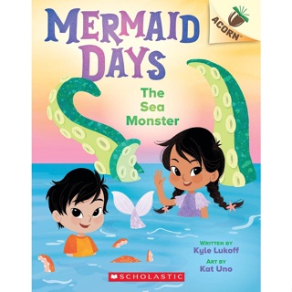 NEW! หนังสืออังกฤษ The Sea Monster: an Acorn Book (Mermaid Days #2) (Mermaid Days) [Paperback]