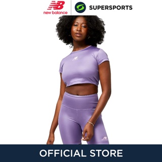 NEW BALANCE Athletics Pearl Cropped เสื้อยืดผู้หญิง