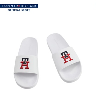 Tommy Hilfiger รองเท้าแตะผู้หญิง รุ่น FW0FW06833 YBR -  สีขาว