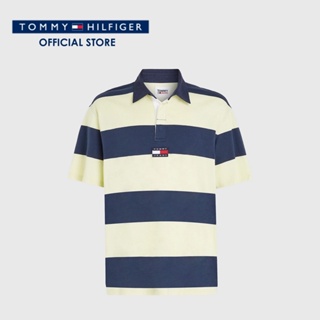 Tommy Hilfiger เสื้อโปโลผู้ชาย รุ่น DM0DM16218 ZHO - หลากสี