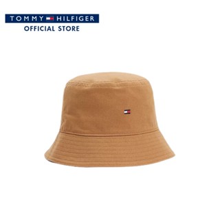 Tommy Hilfiger หมวกทรงบัคเก็ตผู้ชาย รุ่น AM0AM10336 GWJ - สีน้ำตาล