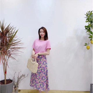 🌞เซ็ตแฟชั่นดอกไม้สดใส งาน 2 ชิ้น