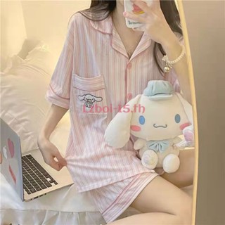 พร้อ​มส่ง​​​​👙ชุดนอนลายน่ารัก เซตชุดนอน ชุดนอนผู้หญิงผ้าซาติน ชุดนอนผู้หญิงขาสั้น ชุดนอนผู้หญิง ชุดกางเกงขาสั้น ขนาดฟรีไชร์