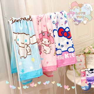 👉ผ้าขนหนู พิมพ์ลายการ์ตูน Melody Sumikko Gurashi Korean Cartoon Bath Towel【LittleStar6】