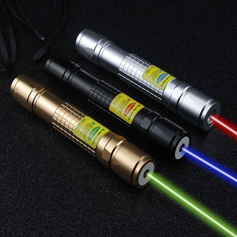เลเซอร์แรงสูงแสงเขียว เลเซอร์แมว ไฟฉายเลเซอร์ไล่นก เลเซอร์แสงสีเขียว Green Laser Pointer คุณสามารถเลือกสีที่หลากหลาย