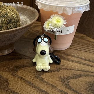 ▽น่ารักเรซิ่น Gromit พวงกุญแจในการ์ตูนเครื่องประดับรถกระเป๋าลูกสุนัขตุ๊กตาพวงกุญแจจี้