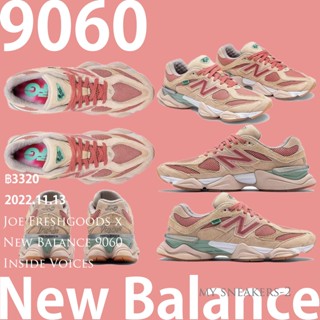 Joe Freshgoods x New Balance 9060 Inside Voices ของแท้100%💯รองเท้าผ้าใบ