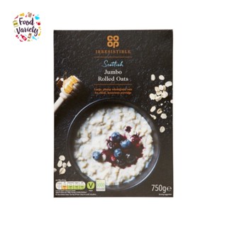 Co Op Scottish Jumbo Rolled Oats 750g โค ออฟ ข้าวโอ๊ต สก๊อตติช จัมโบ้ 750 กรัม