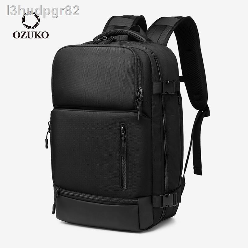 ✉△ↂ☁❐OZUKO Men s Waterproof Backpack With Large Capacity USB Charger