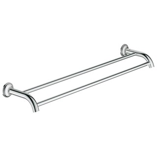 ESSENTIALS AUTHENTIC DOUBLE TOWEL BAR 60CM 40654001 Shower Valve Toilet Bathroom Accessories Set Faucet Minimal