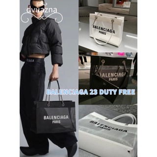 แบรนด์ใหม่ 100% ของแท้ BALENCIAGA 2023 ฤดูร้อนใหม่ DUTY FREE Tote กระเป๋าถือ