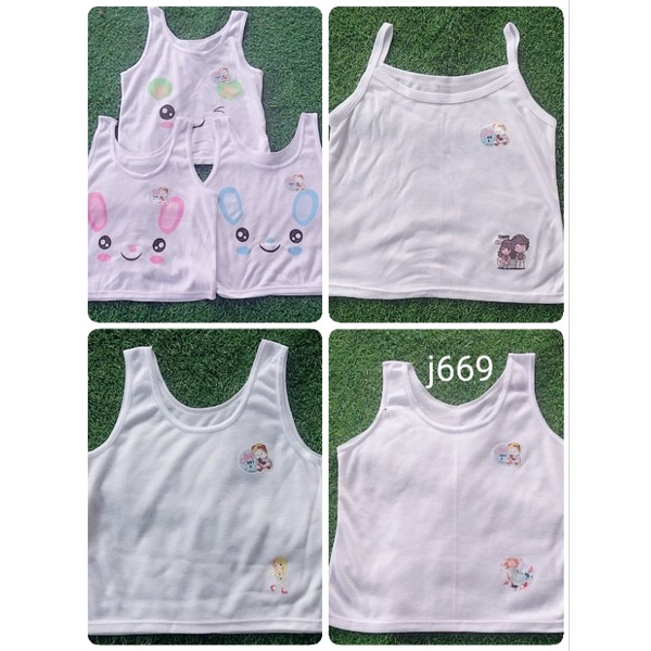 เสื้อกล้ามเด็กหญิง ตัวล่ะ  45บาท เสื้อกล้ามเด็ก น้อง 2-8ปี พร้อมส่ง เสื้อกล้ามเด็กหญิงJenny